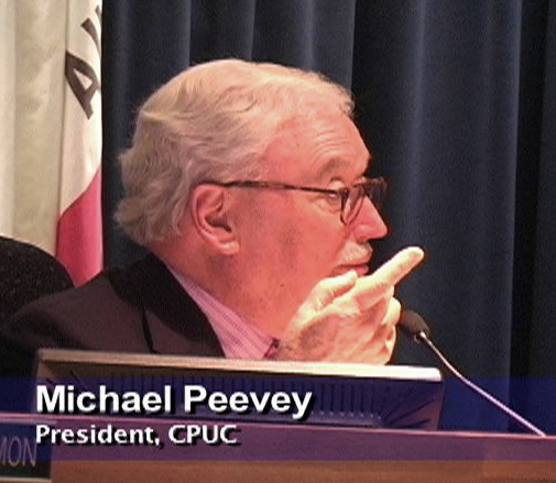 22, 2011, California Public Utilities Commission President <b>Michael Peevey</b> ... - PeeveyPoints